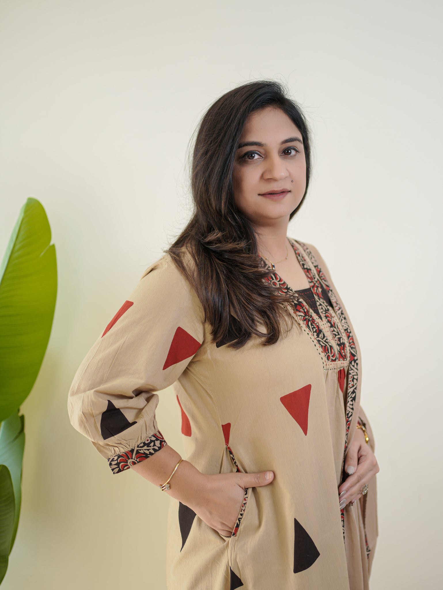 Desert Muse Printed Kurta Set with Dupatta - Image 6
