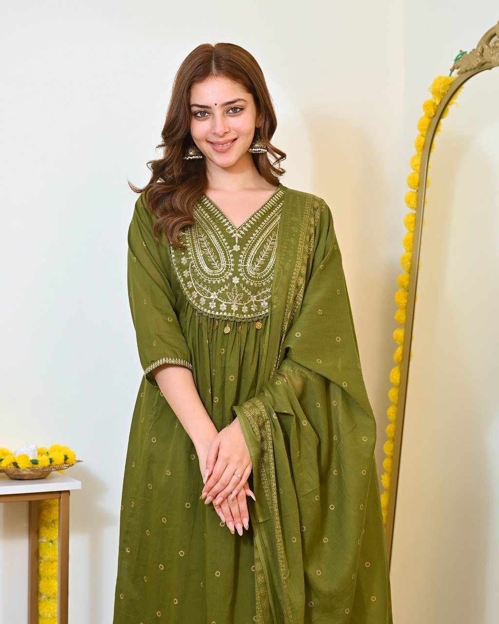 Terracotta Royale Embroidered Kurta - Image 14